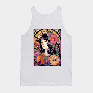 Belladonna of Sadness: A Vivid and Colorful Design for the Brave Tank Top